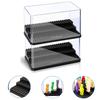 Acrylic Display Case Compatible for Lego Minifigure, Building Block Toy Model, Dustproof Display Case,Action Figure Toys Storage