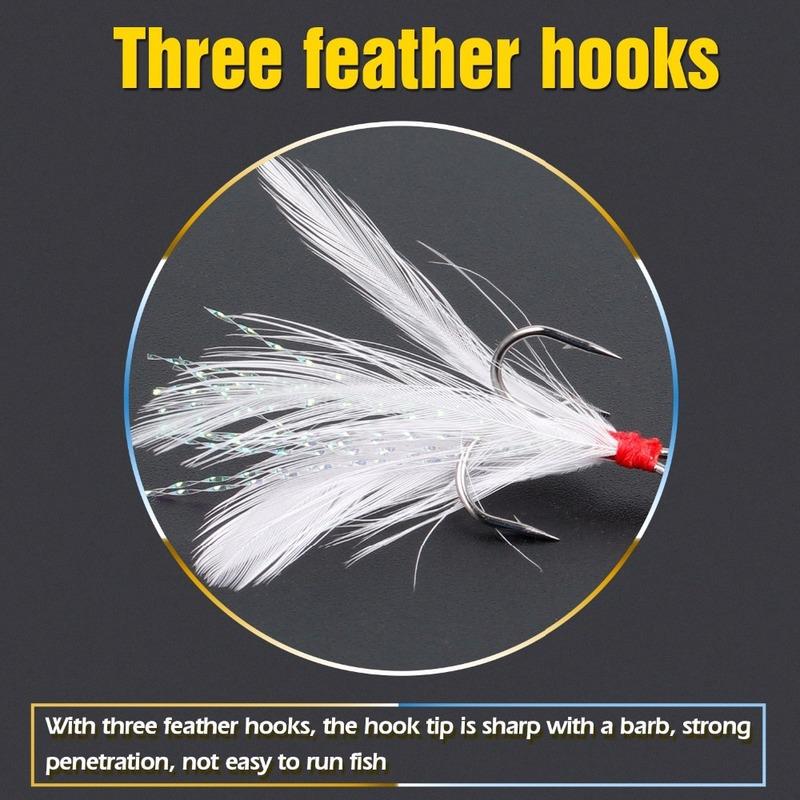 SOUGAYILANG 5шт рыболовная приманка металлическая приманка для отсадки свинцовые крючки рыболовная искусственная приманка-спиннер