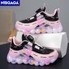 Kids Casual Pink Girls Leather Sport Shoes 5-16Years Fashion Children Comfortable Walking Footwear Non Slip Boys Running Sneaker