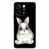 Coque For Vivo S50 V2528A Case 6.59" Black Silicone Case Cartoon Cat Shockproof Soft Back Cover For Vivo S50 5G 2025 Phone Case