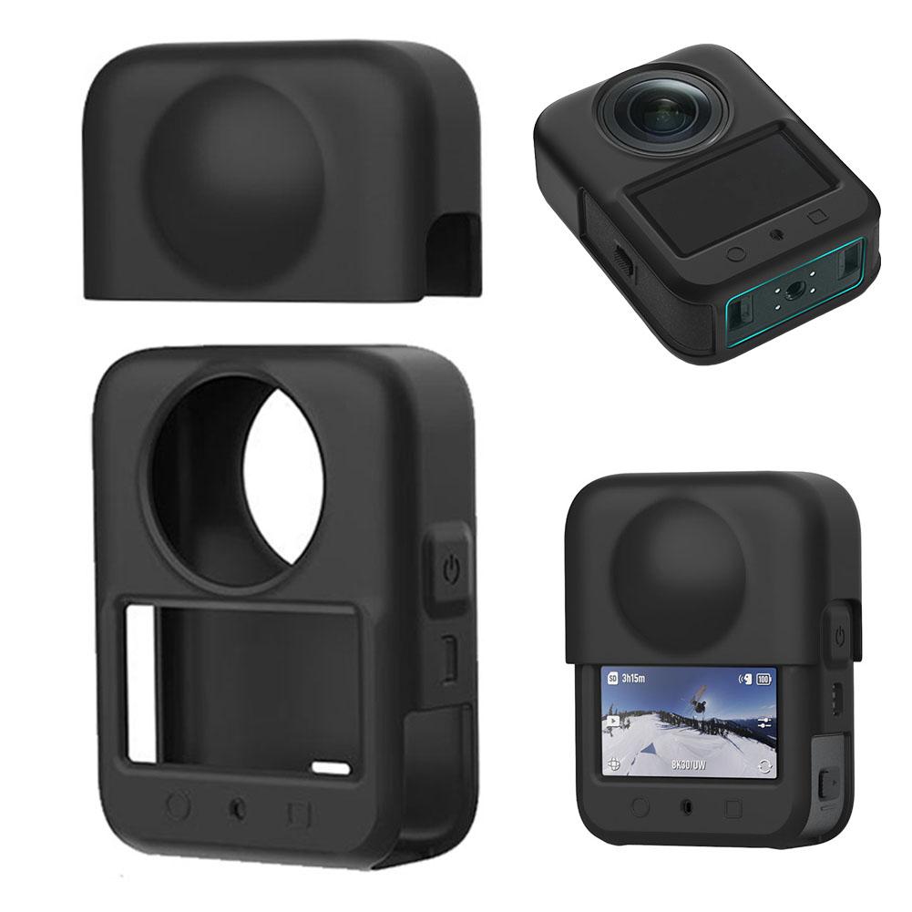 Silicone Case Lens Cover For DJI OSMO 360 Panoramic Camera Waterproof Anti Fall Wear-Resistant Sports Camera Protect Accessories