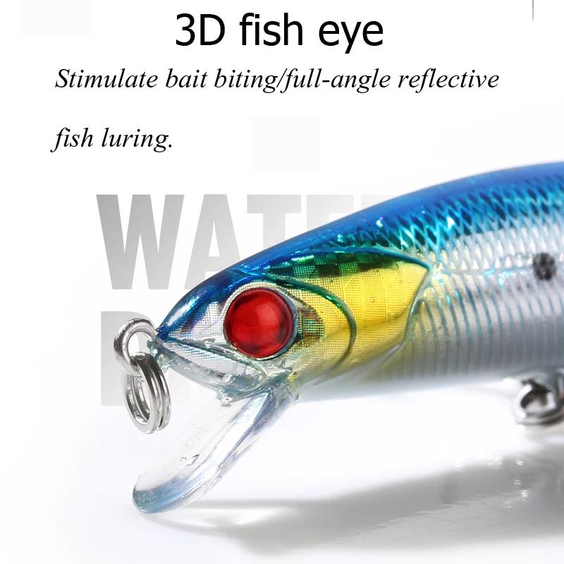 Spring New Arrivals LUTAC china high quality Sinking plastic fishing lures best sale 3d eyes minnow