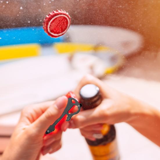 Отвертка EDC в форме гитары 12 в 1 универсальная со шкалой многофункциональная углеродистая сталь устойчивая к ржавчине открывалка для бутылок EDC Главная