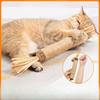 Super Large Wooden Tianliao Teething Stick, Raffia Grass Cat Toy, Self-entertaining and Boring Cat Mint Ball, Cat Teasing Stick, Cat Cat Magic Tool