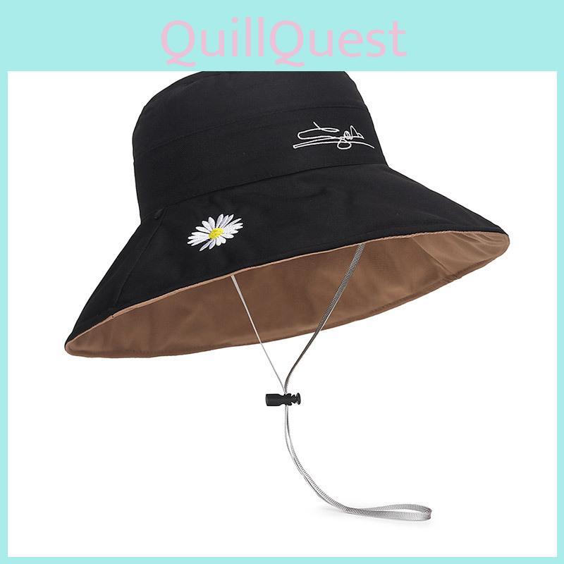 Summer Doublesided Womens Wide Brim Hat With Sun Protection For Beach Outings