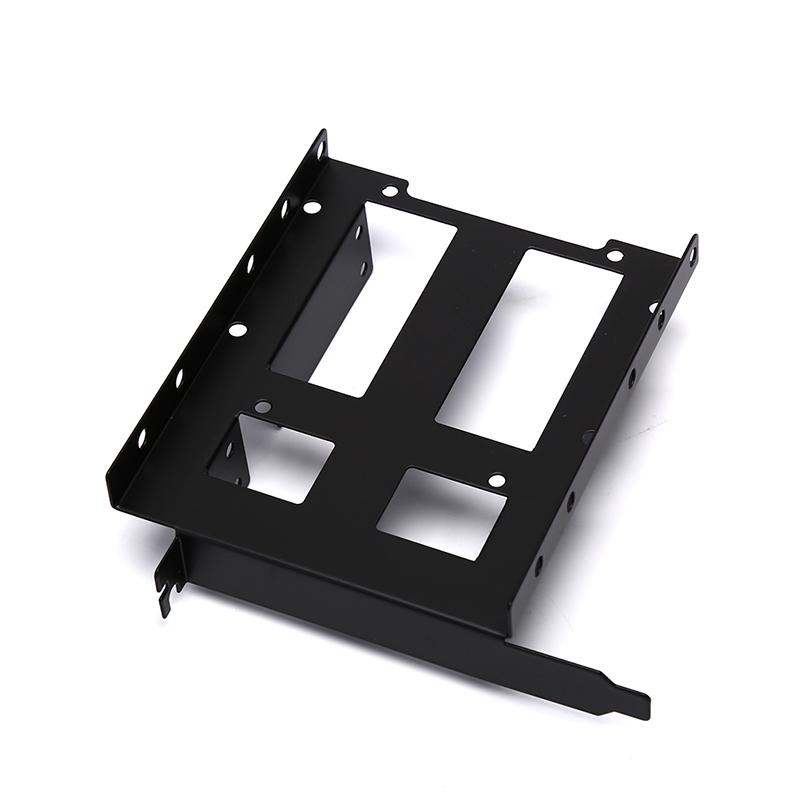 3.5" 2.5" Ssd Hdd To Pci Pci-E Metal Mount Pc Casing Hard Drive Bracket Adapter