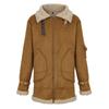 Men's Thickened Long Sleeves Coat Faux Leather Fleece  Jacket Outerwear