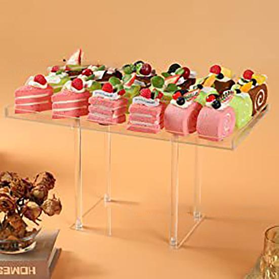 Набор для демонстрации десертного стола для кексов, простая сборка, универсальный дизайн, прозрачный десерт, кондитерские изделия, еда