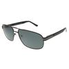 Chesterfield  Ch 05s 0r81 Unisex Aviator Sunglasses Matte Ruthenium