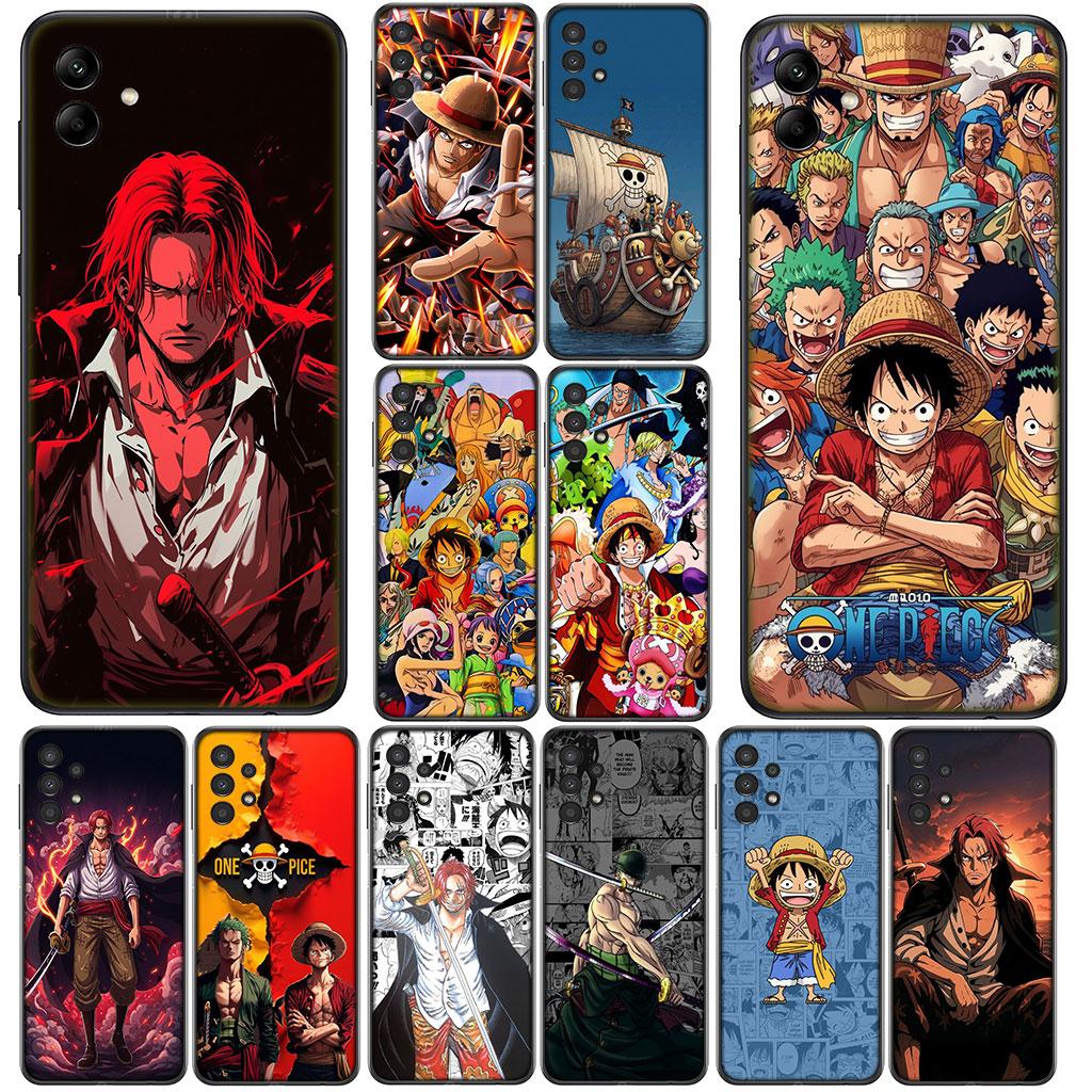 Shanks Red Hair One Pieces Luffy Zoro for Motorola Moto G82 G20 G22 G23 G32 G9 G8 G7 Power Plus G41 G52 G30 G71 E22 E13Case