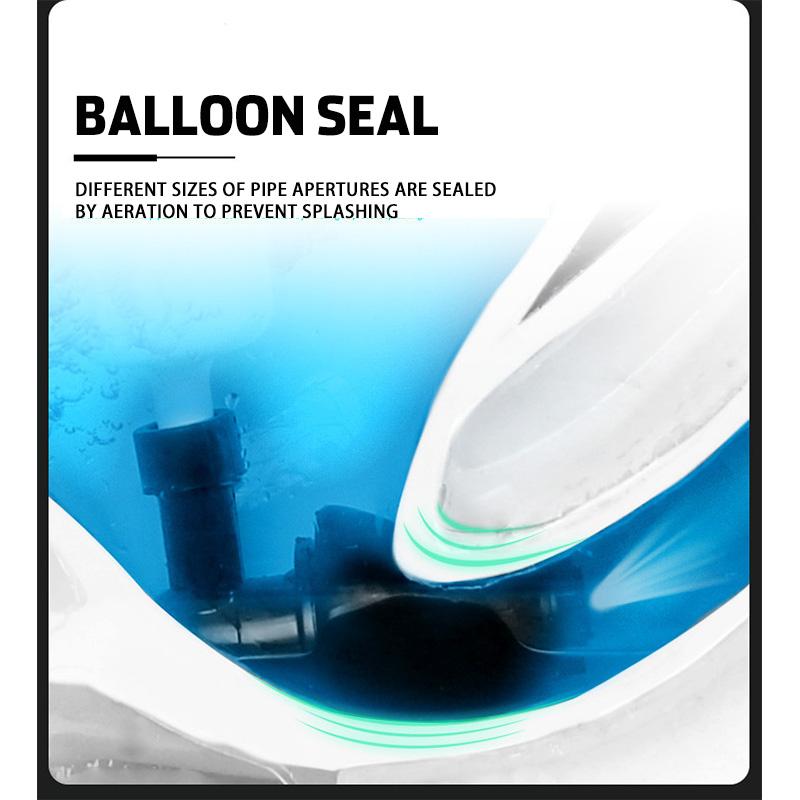 Automatic Toilet Plunger with 4 Heads High Pressure Pump Cleaner Powerful Air Blasters Dredge Drain Sink Air Blasters
