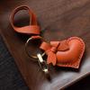 Original Hand-sewn Alran Sheepskin Peach Heart Bag Pendant, Car Key Pendant Female, Gift Keychain