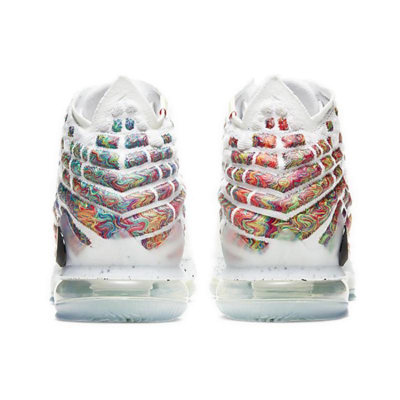 Nike Кроссовки LeBron 17 EP Белые Черные BQ3178-100