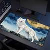 Игровой коврик для мыши Wolf Moon XL Нескользящая резиновая основа Прошитый край Водонепроницаемый коврик для стола для ПК Ноутбука Геймера Офиса Компьютерные аксессуары C927728