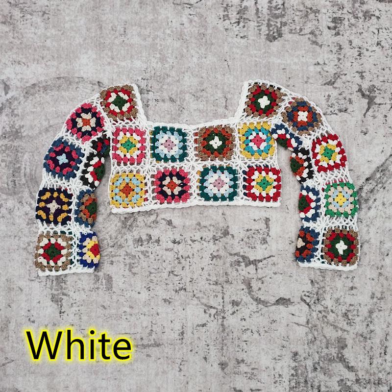 Вязаный крючком купальник бикини и мини-юбка ручной работы