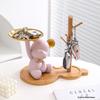 Creative Desktop Bearbrick Key Tray & Light Luxury Style Figurine for Living Room Decor