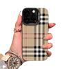 Совместимо с чехлом для телефона Apple iPhone 17 Pro Max 14/13/12/11 Минималистичный 16 Клетчатый узор 8/XS/XR 15