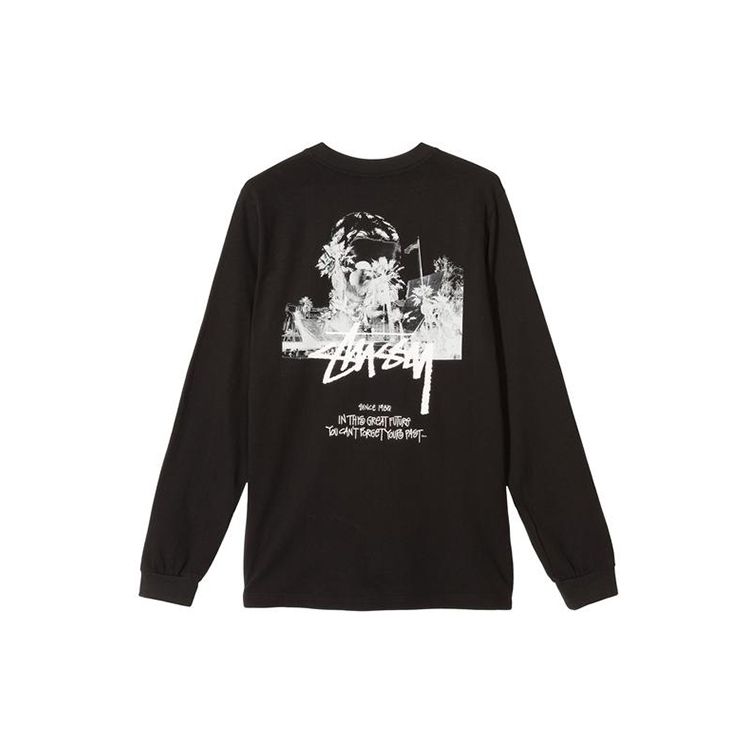 Stussy Винтажная Классическая Уличная Футболка Унисекс Топы 314065