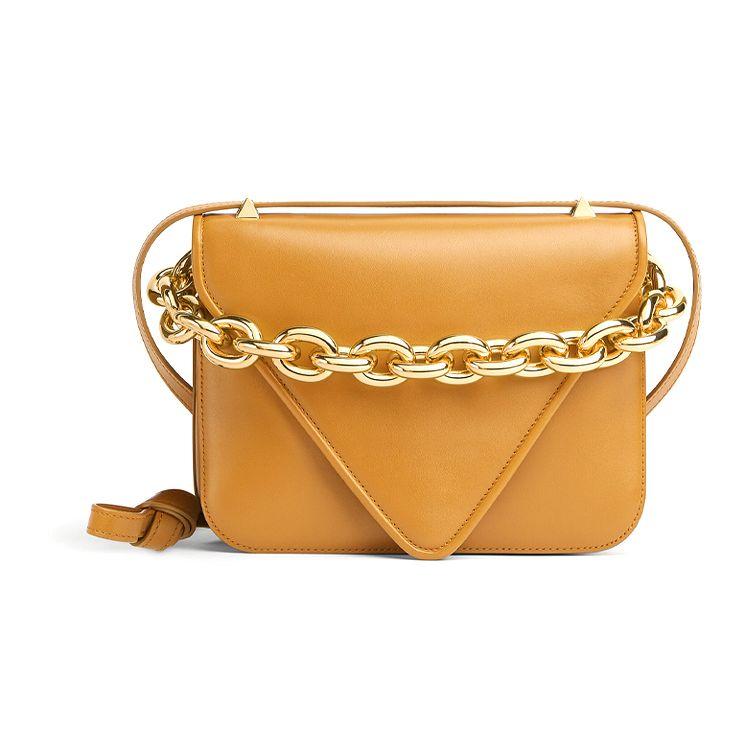 Bottega Veneta Mount Bag Cob/Gold Women Shoulder_bags Tan 667399-V12J0-7716