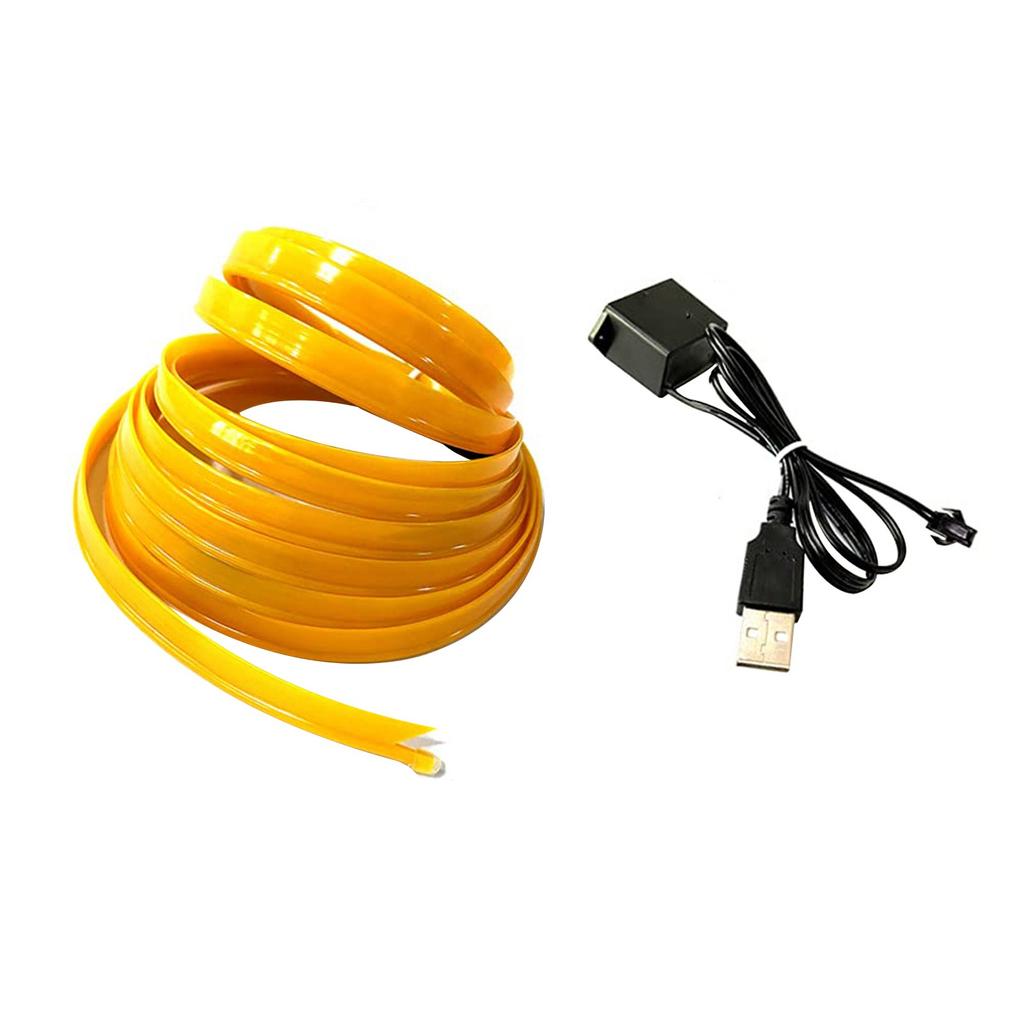 USB EL Wire 10 M/5 M/3 M Flexible Neon Light Tube DC 5V Neon Tube Lights Car Interior Trim Light Strip For Interior Trim Decorative