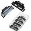 New 4 Pcs Razor Blades Compatible for Mache 3 Machine Shaving Razor Blade for Men Face Care