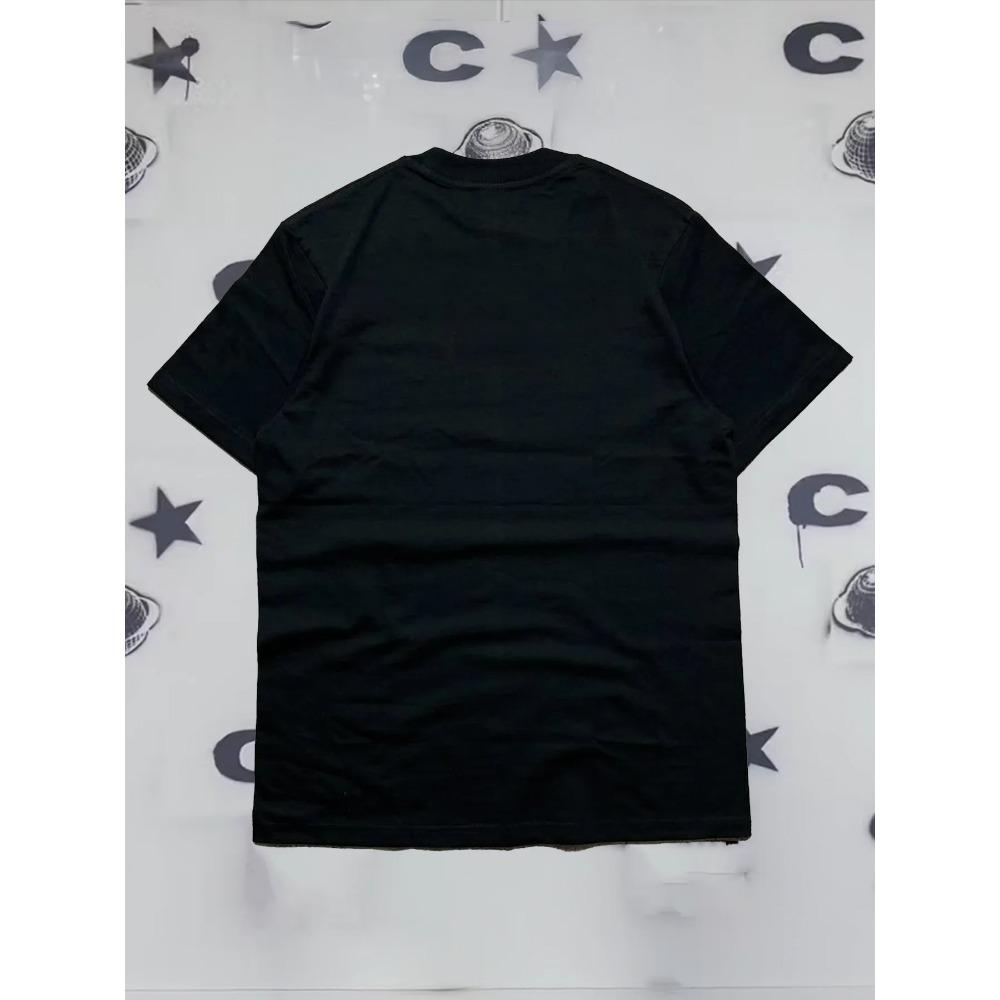 Футболка мужская из хлопка плотностью 200 г с круглым вырезом и коротким рукавом, с принтом на тему концерта The Clash