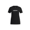 Neo Logo Sport Round Neck Short Sleeve T-Shirt Women Tops Black GS5177