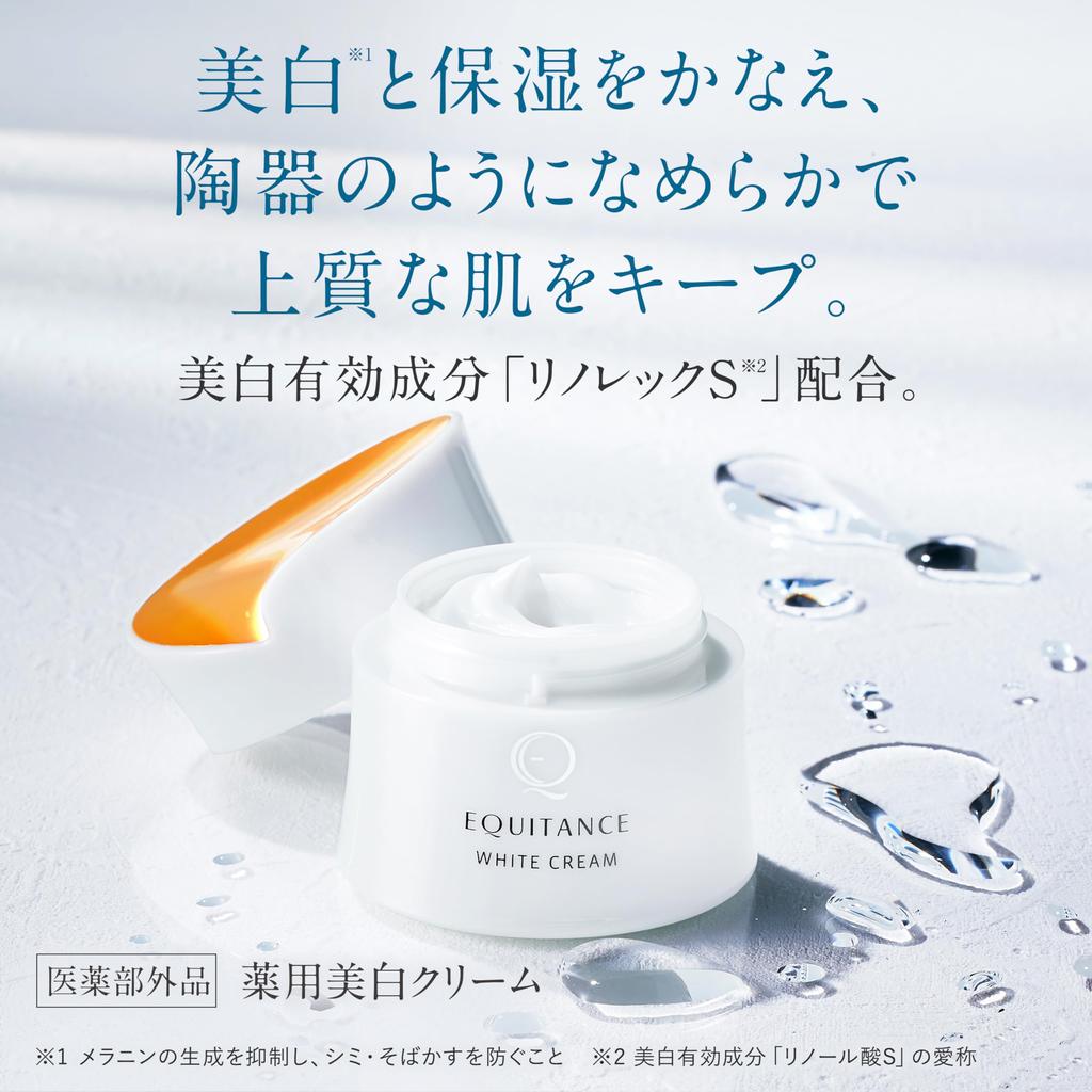 Equitance White Cream 40 г Отбеливающий крем Прозрачный Sunstar [Квази-лекарство] Отбеливание, Увлажнение, Пятна, Темные пятна, Веснушки, Прозрачный, Кожа,