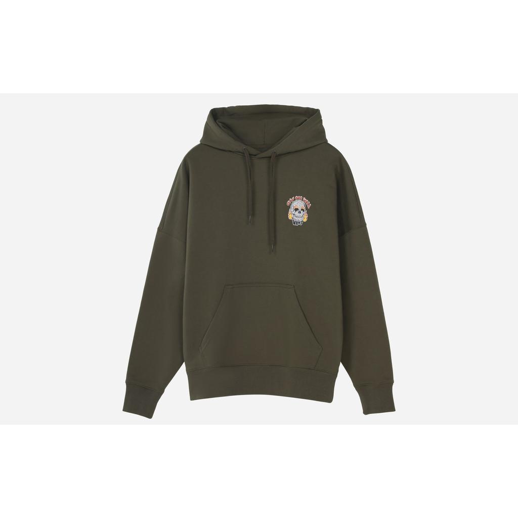 Vans Повседневная спортивная толстовка с капюшоном с принтом, унисекс, армейско-зеленый VN0A54I9KCZ