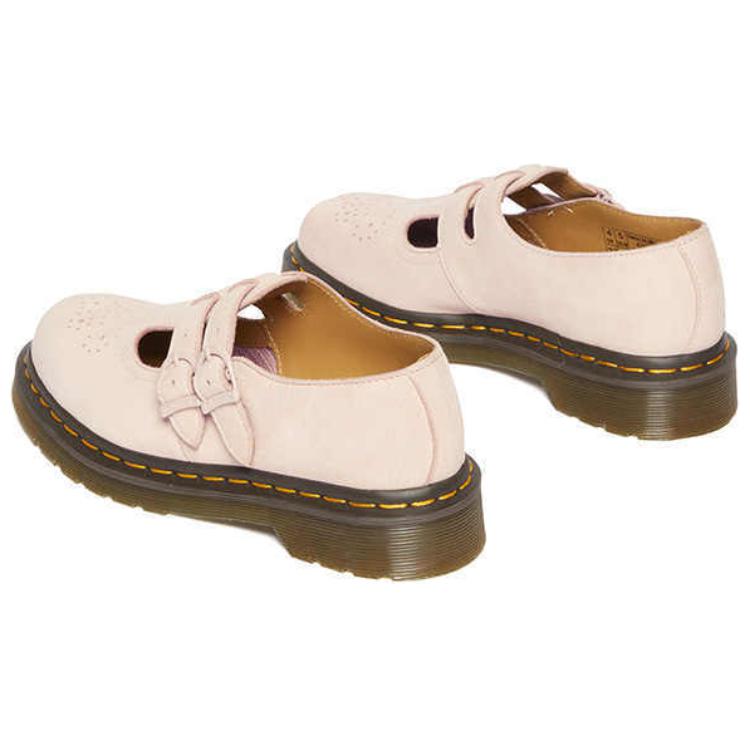 Dr. Martens 8065 Originals Leather Round Toe Fashion Buckle Casual Shoes Women Shoes Pink 41135650