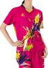 Nittaku Table Tennis Game Table Tennis Bright Burst Rose 2XO Shirt, J.T.T.A (Japan Association) Approved, Unisex, Moisture-Wicking, Quick-Drying,