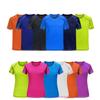 Women Quick Dry Short Sleeve Sports Running T Shirt Breathable Slim Tops Yoga T-shirts Tees Fitness Gym Workout Shirts