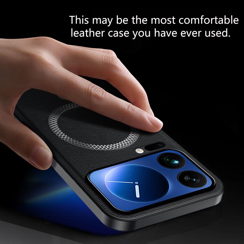 For Xiaomi 17 17 Pro 17 ProMax Leather Full-cover Magnetic Waterproof Shockproof Fingerprint Phone Case