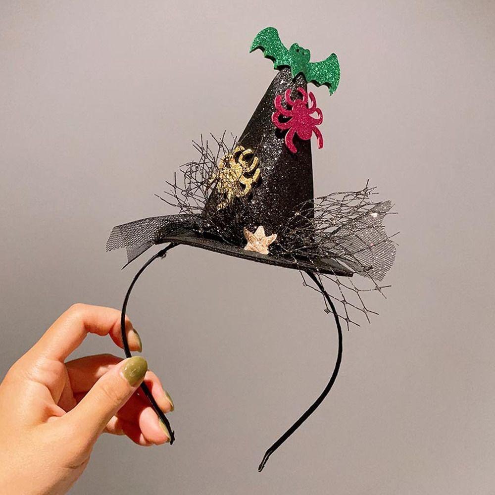 Повязка на голову в виде летучей мыши и тыквы, симпатичный обруч для волос на Хэллоуин