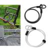 Security Bicycle Steel Cable Strong 12mm Coated Double Loop Anti Theft