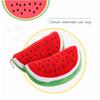 School Pencil Cases Stationery Cartoon Watermelon Plush Pencil Bags
