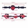 WPL Metal Front and Rear Axle Set for WPL C14 C24 C34 C44 B14 B24 1/16 RC Car Upgrades Parts Accessories