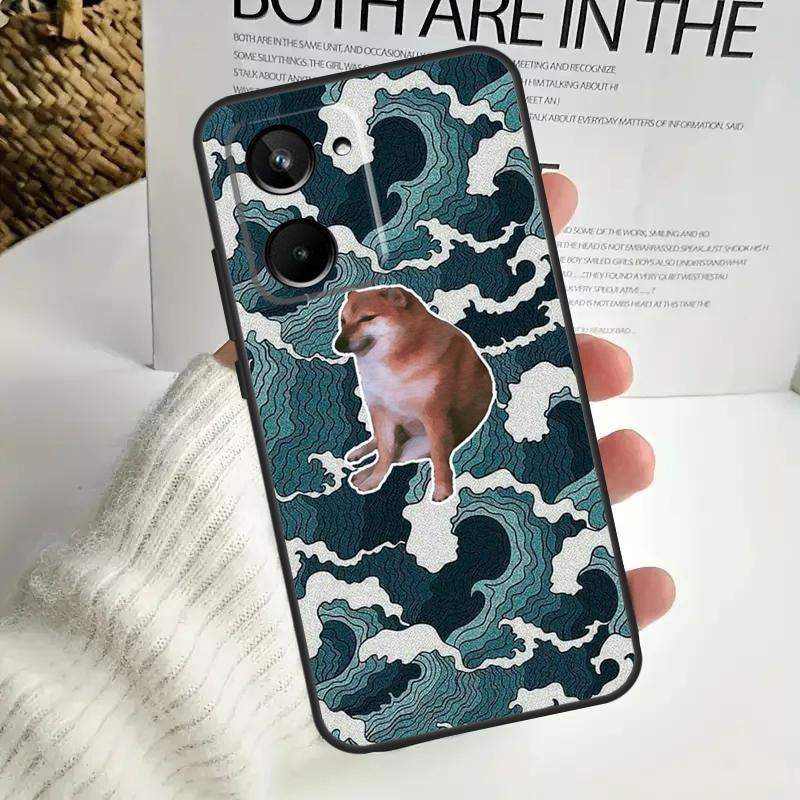 Doge For Realme GT6 GT7 15 Pro 10 11 12 13 14 Pro Plus C55 C71 C75 C67 C63 C61 C53 C35 C65 Case