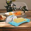 Butter Storage Box BPA Free with Lid Cutter Easy Grip Handles Clear Scale Safe Convenient Storage Butter Dish