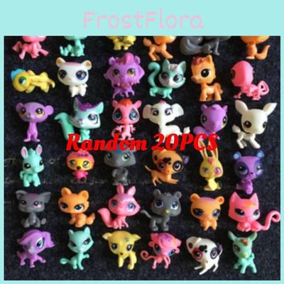Мини Кукла Прекрасный Лот 20шт Littles Pet Shop Собака Ребенок Девочка Игрушки Фигурки Подарок Lps