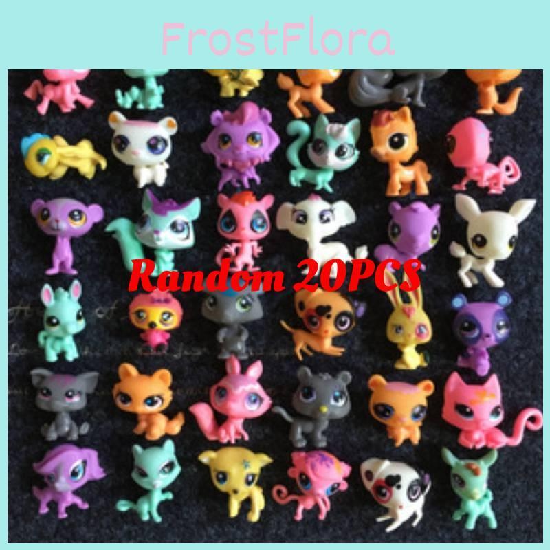 Мини Кукла Прекрасный Лот 20шт Littles Pet Shop Собака Ребенок Девочка Игрушки Фигурки Подарок Lps