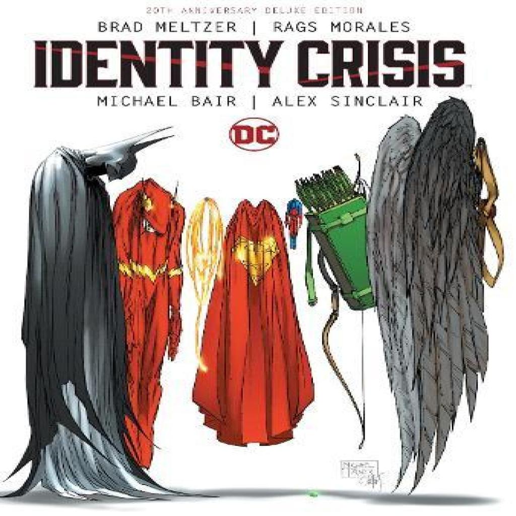 Identity Crisis 20th Anniversary Deluxe Edition by Rags Morales Hardback Book 9781779525925