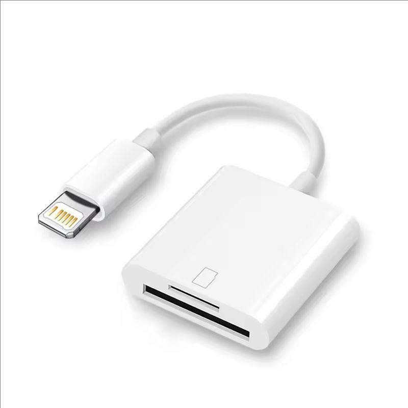 For iPhone TF SD Card Reader Adapter For Apple iPhone 14 13 3.0 OTG Card Reader Camera Photo Transmission Phone Accessories 3
