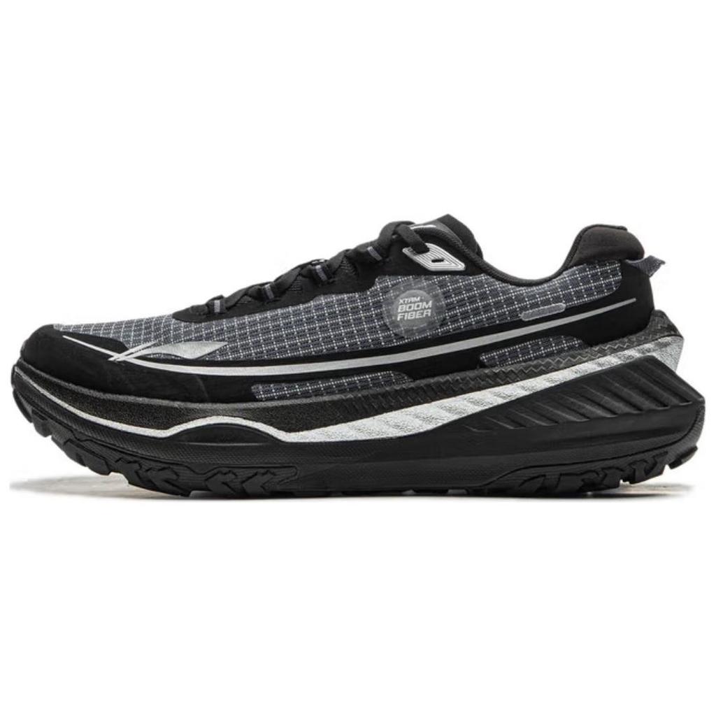 Li Ning De Lu V2 Амортизирующие Скользкие Устойчивые к истиранию Упругие Низкие Кроссовки для трейлраннинга Мужские Черные ARNU009-5