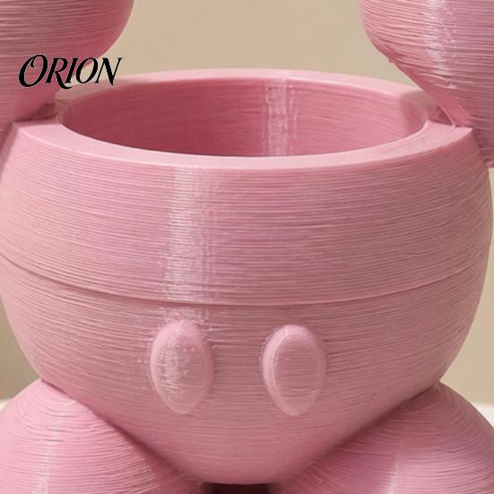 Настольный держатель для зубных щеток, прочный 3D-печатный стеллаж из PLA, стеллаж с перегородками, компактный органайзер для ванной комнаты в мультяшной форме