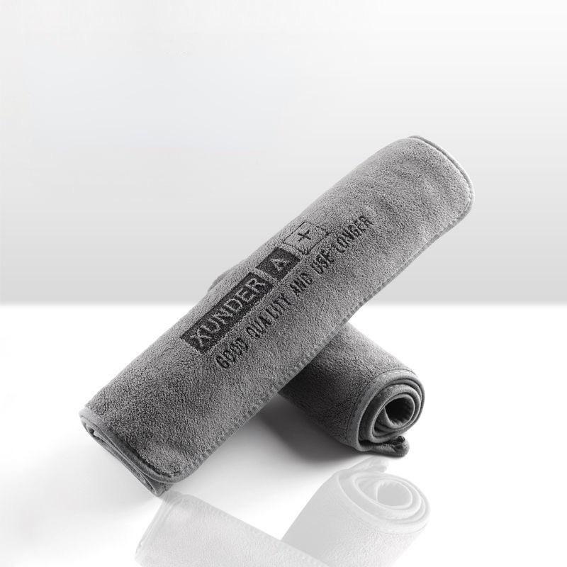 Полотенце из микрофибры для быстрой сушки автомобиля: Высокая впитываемость и отсутствие ворса с логотипом