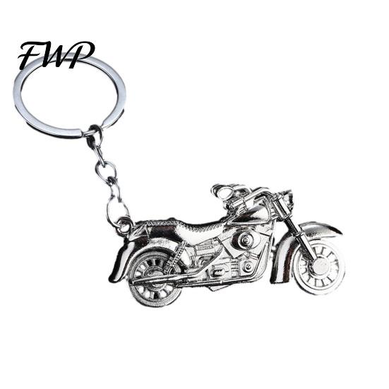 Retro Motorcycle Keyring Keychain Pendant Design Zinc Alloy Key Chain with Enthusiast Gift Metal Buckle Lightweight Holder Backpack Car Accessory
