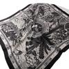 Women's Robin Print Chiffon Square Scarf