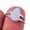 Кольцо из натурального австралийского опала из стерлингового серебра 925 пробы S.6 Q9m43