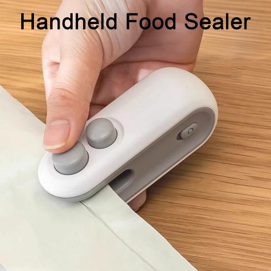 Mini Food Bag Sealer Hand-Press Snack Sealing Machine Portable Kitchen Sealing Tool for Chips Coffee Pet